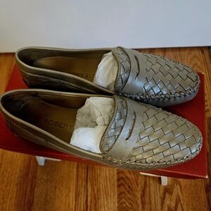 Robert Zur Women's Gold Loafers